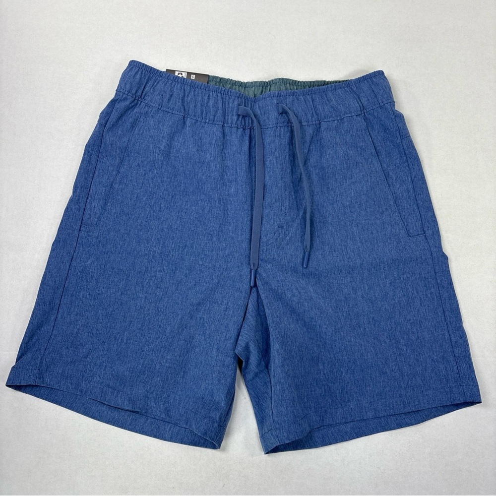 Eddie Bauer Pull-On Shorts Men s Size Small True Blue UPF 50+ Water Repell NWT